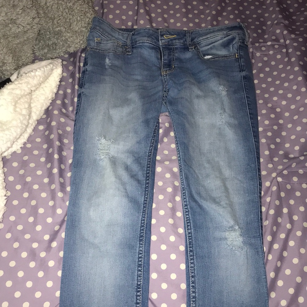 Ripped hollister jeans